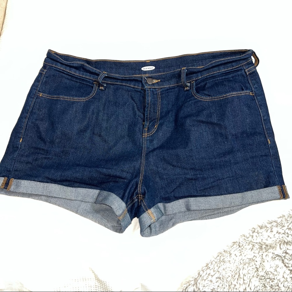 Old Navy Dark Wash Jean Shorts